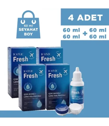 ICONIC FRESH SOLÜSYON 60 ML *4 ADET